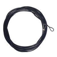 Ioensy - Línea De Mosca Con Bucles Soldados Línea De Pesca Con Mosca De Agua Dulce De Agua Salada Poly Leader 10Ft 24Lbs Black Fast Sinking