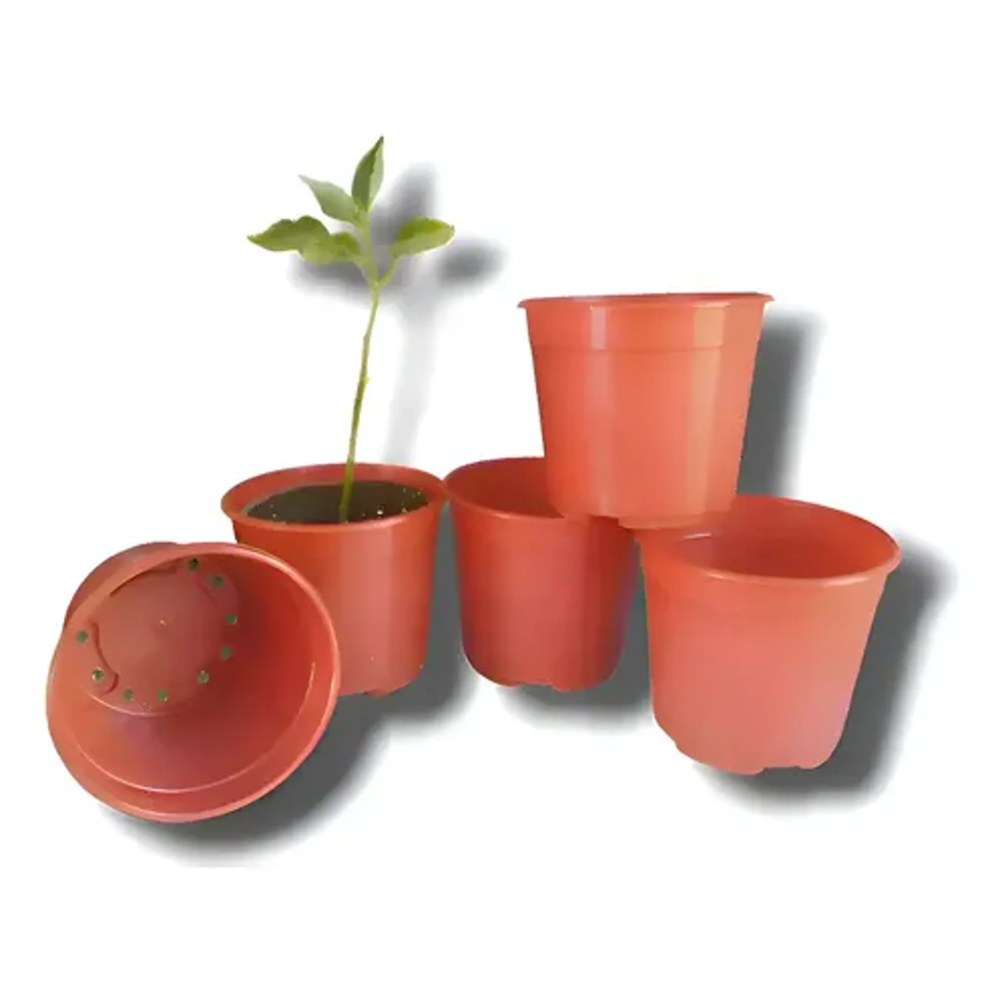 Genérico - Macetas Plástico Duro 32x26 Cm Vivero N32 Terracota