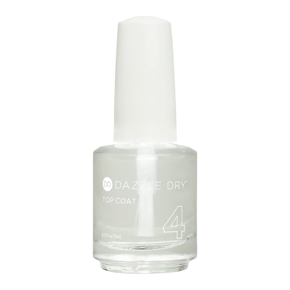 Capa superior Dazzle Dry Step 4, secado rápido, no amarillea, 15 ml