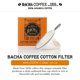 thumbnail image 2 of Filtro de Café Bacha Coffee 100% Algodón 125 mm, 2 of 4