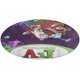 thumbnail image 1 of Hey AJ Alfombra Redonda de Felpa Coral, Antideslizante, No Desprende Pelusas, Lavable y Duradera para Salón, Dormitorio y Habitación de Niños 60cm, 1 of 6