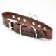 thumbnail image 2 of Collar de Cuero Tiki Nº3 Talla L Café, 2 of 2