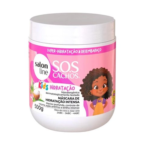 Salon Line - Máscara Para Rizos Oleo De Coco Y Aloe Vera Kids 500Gr