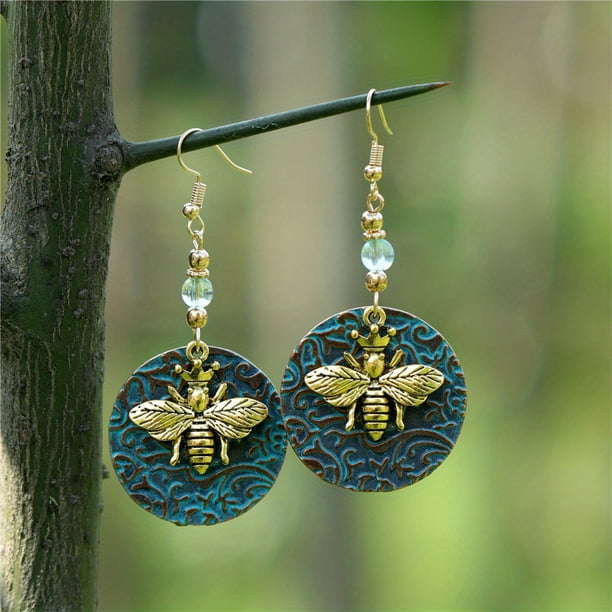 Gorgeous Boho Sunflower Earrings - Perfect for Vintage Engagement & Wedding Jewelry Gifts for Women