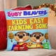 thumbnail image 4 of Castores Ocupados Fundas de almohada de terciopelo con tema, regalos de funda de almohada, decoración para el hogar, cojín de lanzar, regalo de cumpleaños para fans y parejas.30*30cm., 4 of 6