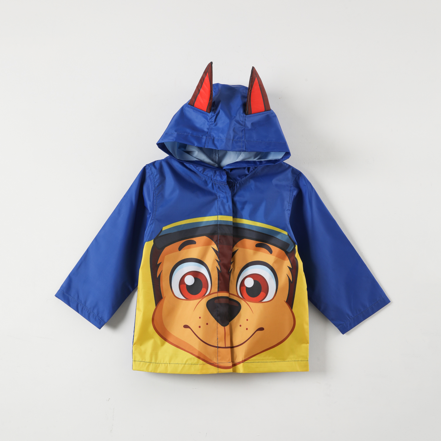 Chaqueta Impermeable Niño Chase Orejitas Azul Paw Patrol