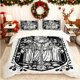 thumbnail image 1 of Lake Knightess Printed Duvet Cover Set Bedding Set Includes Duvet Cover + 2 Pillowcases All-Season Home Bedroom Guest Room Essential Perfect Gift for Family and, 1 of 1