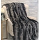 thumbnail image 2 of Cojín Plutus Brands Brandy Faux Fox, 60 x 90 cm, gris, carbón y negro, 2 of 2