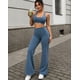 thumbnail image 2 of Conjunto Deportivo Para Mujer Seamless Top Y Calza Flare, 2 of 3