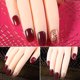 thumbnail image 3 of Mano para práctica de uñas, accesorio para exhibición de manicura, manos postizas flexibles y móviles para práctica de manicura, con 500 uñas postizas., 3 of 8