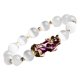 thumbnail image 4 of Pulseras Feng Shui Pulseras De Cuentas De Moda Para Uso Diario Hombres Mujeres Violeta Se Vuelve Rojo, 4 of 5
