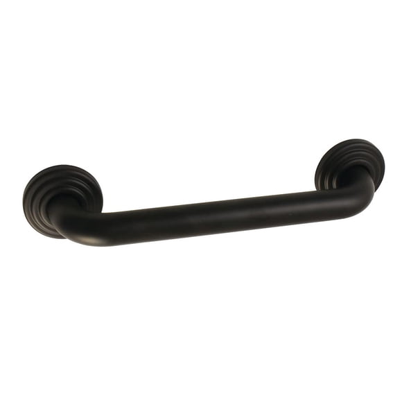 Barra de agarre Kingston Brass Restoration, 30 cm, decorativa, color negro mate