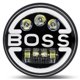 thumbnail image 1 of Farol LED redondo de 18 cm zoomto BOSS para Harley, 1 of 8