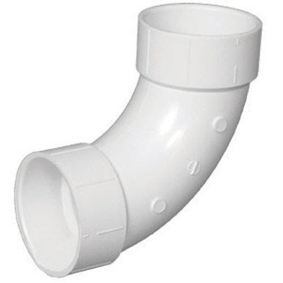 PVC/DWV, barrido largo de 90 grados. Elbow (pvc003040600ha) de Charlotte Pipe and Foundry