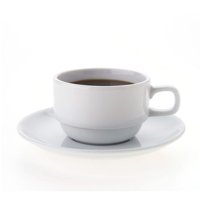 Imahe - Set De 6 Taza Café 100Cc Con Platillo Apilable. Línea Tower
