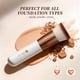 thumbnail image 5 of Brocha de maquillaje DuCare Foundation Flat Top Kabuki Rose Golden, 5 of 9