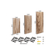 thumbnail image 2 of Repisas Flotantes de Madera Multipropósito Kit 4 Café, 2 of 3