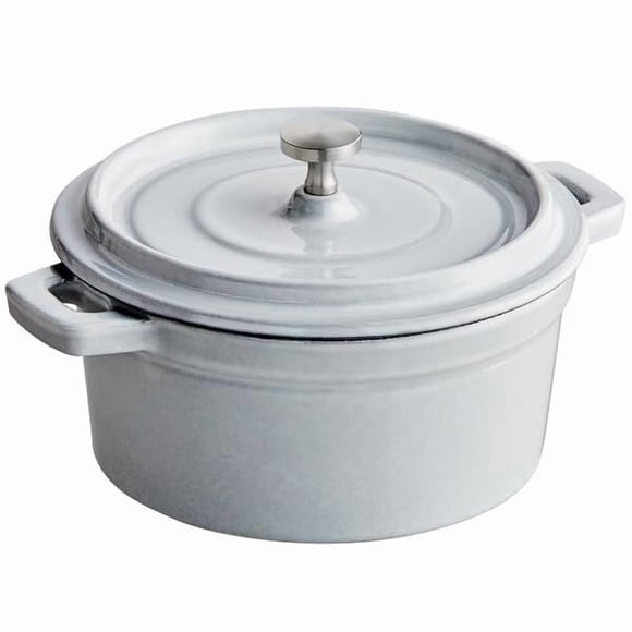 Olla Holandesa de Hierro Fundido Home VSS Mini 0.25 Qt Glacier