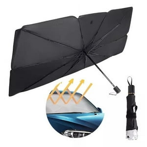Genérico - Parasol De Auto Quitasol Parabrisas Cubre Sol Tipo Sombrilla