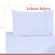 thumbnail image 3 of Sábana 1.5 Plazas 180 Hilos Bordada Puntos Blanco, 3 of 4