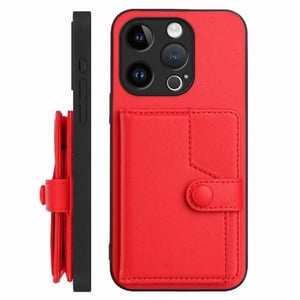 Foxdock Funda Para Iphone 15 Pro Con Bloqueo Rfid - Diseño Elegante Con Cierre De Botón