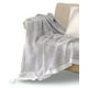 thumbnail image 2 of Mantas para sofas camas u oficinas con pompon 130x150 cm Gris, 2 of 4
