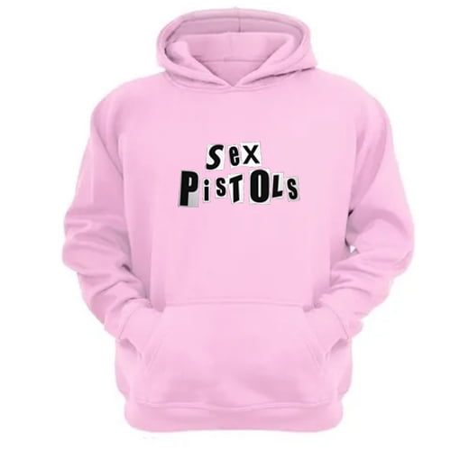 Genérico - Polerón Canguro Sex Pistols Rosa Talla L Unisex