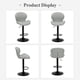 thumbnail image 4 of Juego de 6 taburetes de bar COLAMY, modernos, giratorios y ajustables, color gris, 4 of 4