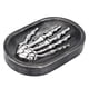 thumbnail image 4 of Resina Mano Esqueleto Baño Ducha Bandeja De Jabón Plato Soporte De Almacenamiento Placa Negro, 4 of 5