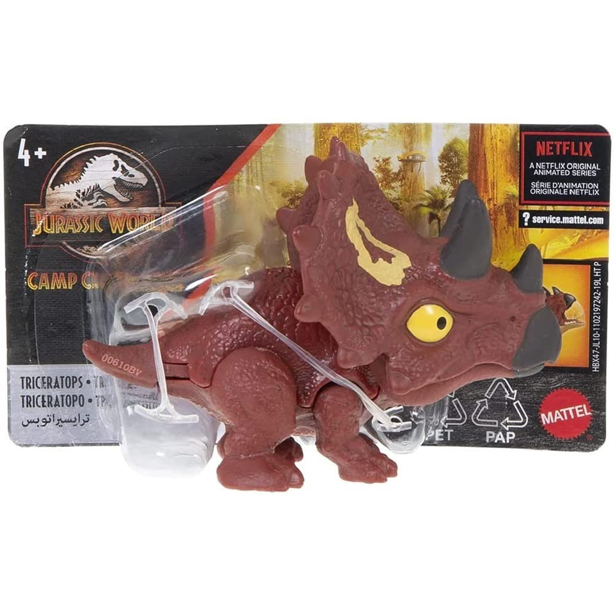 Triceratops Coleccionables De Jurassic World Camp Cretaceous Snap Squad