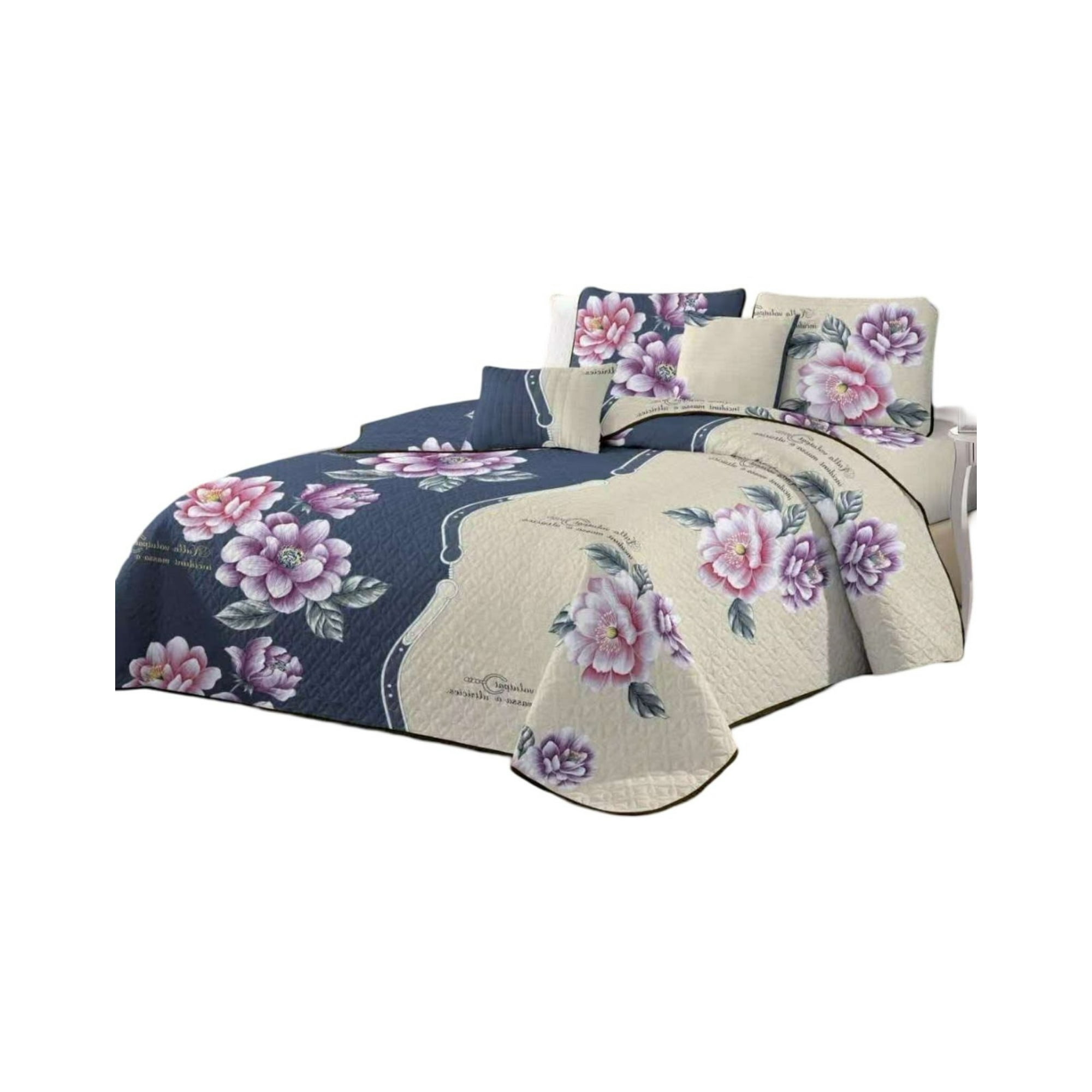 Genérico - Quilt Verano Reversible - Ligero Y Cómodo D14