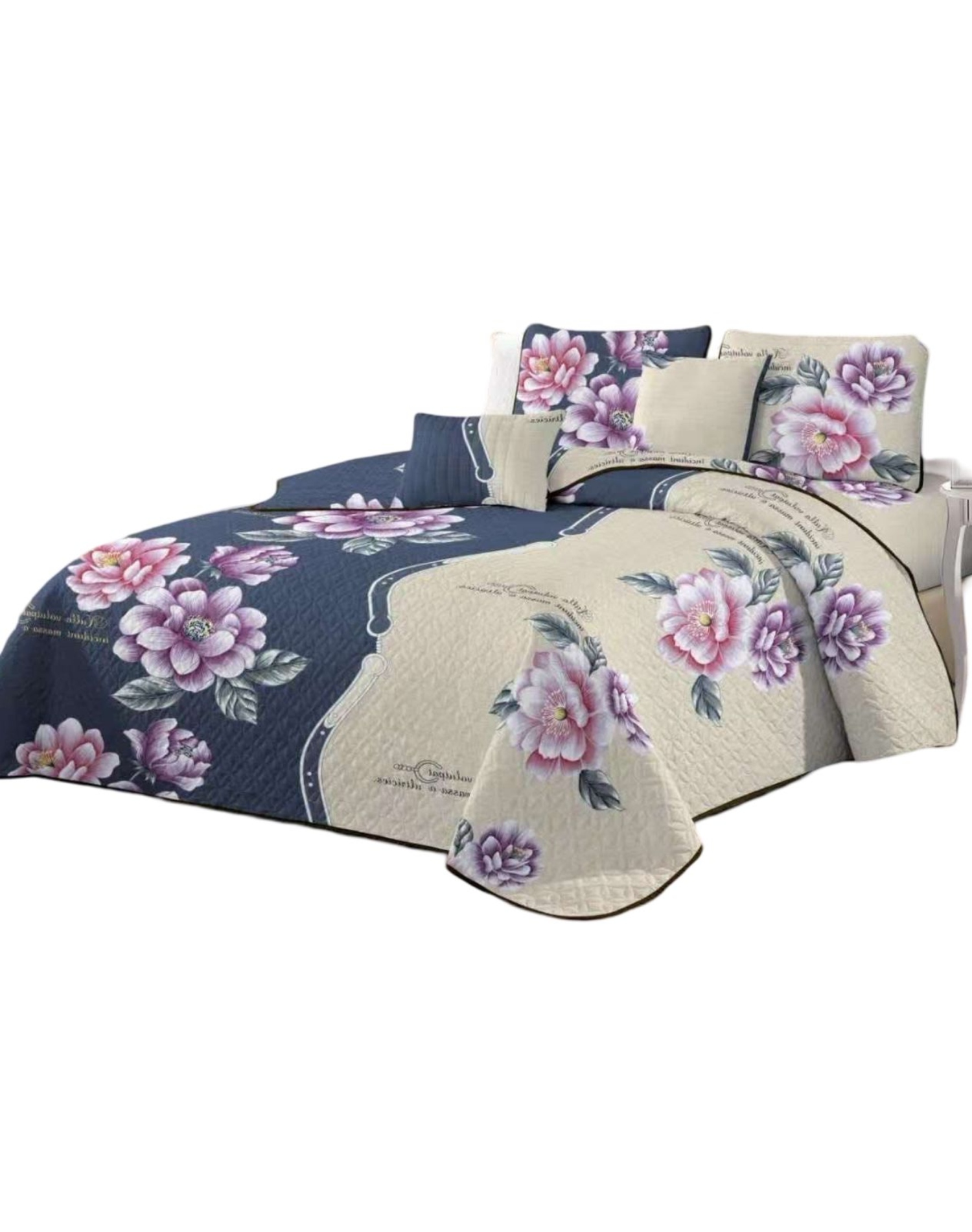 Genérico - Quilt Verano Reversible - Ligero Y Cómodo D14