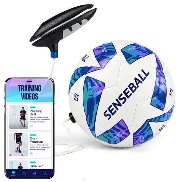 Balón de fútbol SenseBall para todos los niveles, tamaño 3, con aplicación de entrenamiento