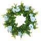 thumbnail image 3 of Guirnalda De Puerta Viva De 45 Cm Guirnalda De Navidad Hojas Verdes Margarita Azul, 3 of 5