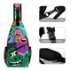 thumbnail image 3 of Riñonera Bandolera Crossbody Desmarcar Vamos Plátanos Estampado Integral Multicolor, 3 of 6