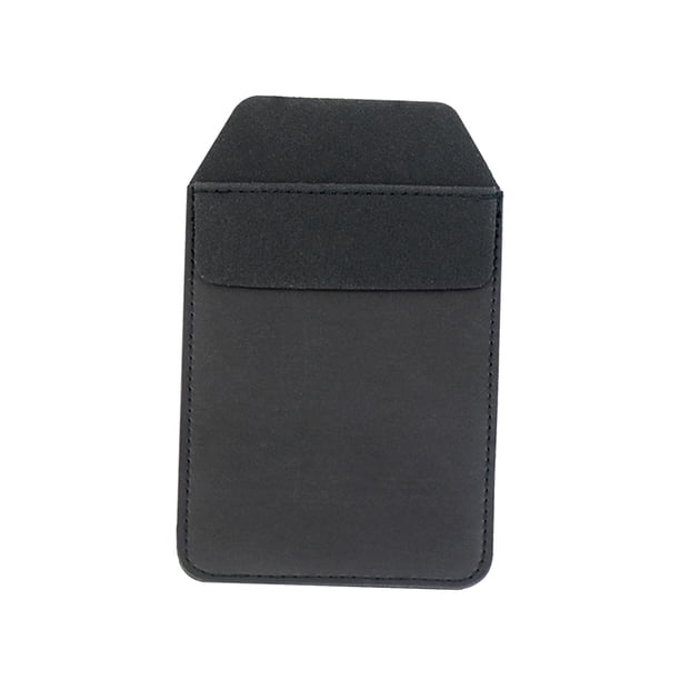 Funda protectora de bolsillo para bolígrafo, estuche para bolígrafo, estuche grueso para lápices de cuero PU, bolsillo, fugas, multiusos para batas de Negro