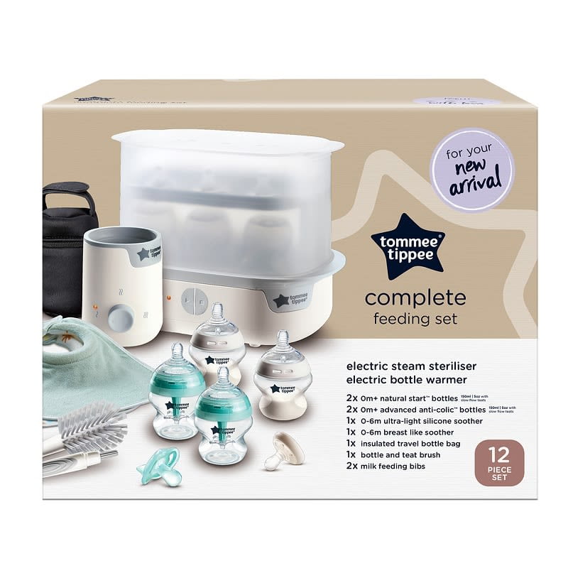 Tommee Tippee - Kit Alimentación Completo Y Estirilizador