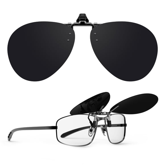Gafas de sol con clip Goiteia Polarized Super Dark CAT4