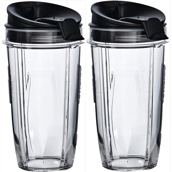 Vaso para batidora Nutri Ninja de 700 ml con tapa para sorber y sellar BL450 BL454