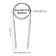 thumbnail image 2 of Uxcell Tamaño US 10.5 Agujas de Tejer Aguja Circular 32 pulgadas Redonda de Metal Acero Inoxidable para Proyectos Hechos a Mano DIY Tejido, 2 of 6
