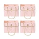 thumbnail image 2 of 4 Piezas De Cajas De Ramo, Bolsa De Papel De Regalo Para Arreglos De Cumpleaños, Regalos, Color Rosa, 2 of 5