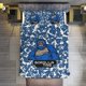 thumbnail image 2 of Abstract Blue Gorilla Tag Comforter Set Soft 3 Pcs Twin Bedding Sets Thicken for All Season, 2 of 5