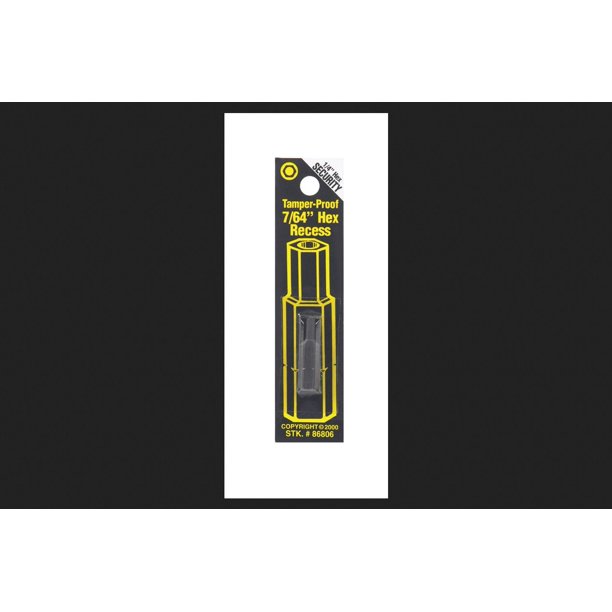 Broca para destornillador Best Way Tools, hexagonal, 7/64 pulgadas, 2,5 cm, acero al carbono