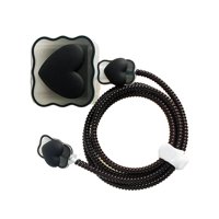 Bothyi - Cargadores Cable Funda Protectora 4In1 3D Funda Protectora Para Teléfono Celular Teléfono Love Black