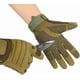 thumbnail image 2 of Guantes tácticos de dedos completos para hombre, ajustables, con pantalla táctil, para airsoft, motocicletas, ciclismo, senderismo, trabajo, deportes al aire libre (verde militar, mediano)., 2 of 6