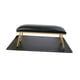 thumbnail image 2 of Almohada Y Tapete Para Uñas, Tapete De Mesa Para Uñas De Cuero PU Suave Para Salón De Manicura, Hogar, Negro, 2 of 5