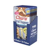 Caja Churu Gato Meal Topper Atún 6 Un. (24 Tubos)