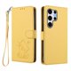 thumbnail image 1 of Carcasa Billetera de Cuero Sintético para Samsung Galaxy S25 Ultra, Amarillo, 1 of 6