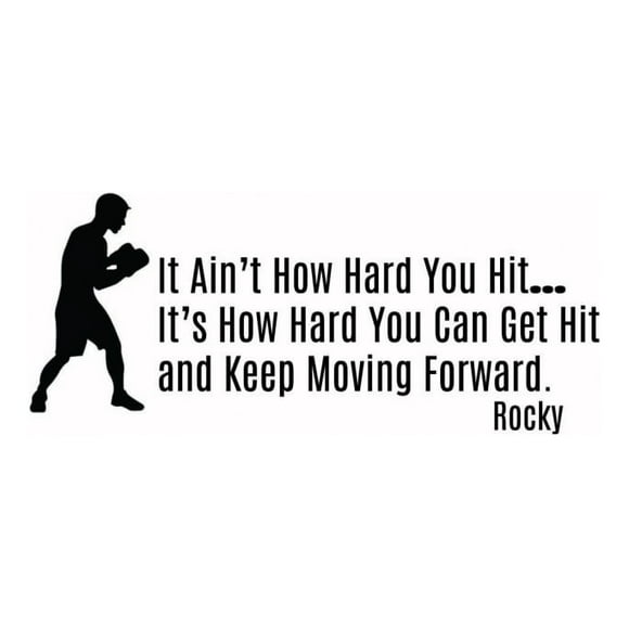 Decomural Rocky Balboa Keep Moving Forward WS-43998