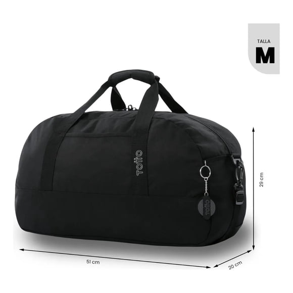Bolso Totto Viaje Active M Negro